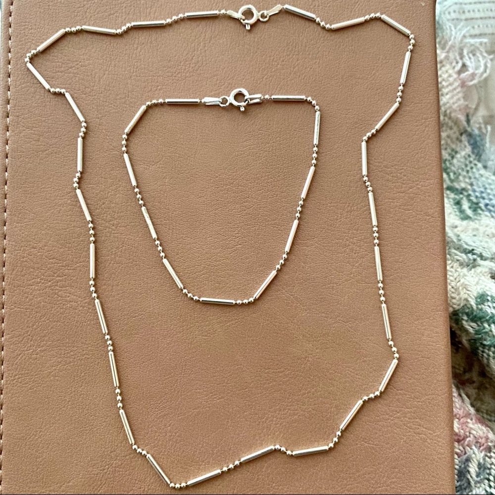 Necklace and bracelet